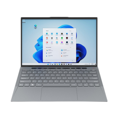 14-calowy przenośny laptop TigerLakeU 1115G4 128 GB SSD Windows 10 metaliczny szary